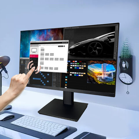Large Computer Monitor Touch Screen High Resolution 24 Inch Touch Screen 1080p Desktop Lcd Computer Monitor ...