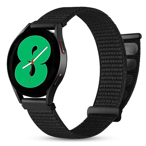 SAMSUNG Correa de tela para Galaxy Watch serie 6, 5, 4, ancha, nailon para  hombres y mujeres, correa de repuesto para reloj inteligente, accesorio con