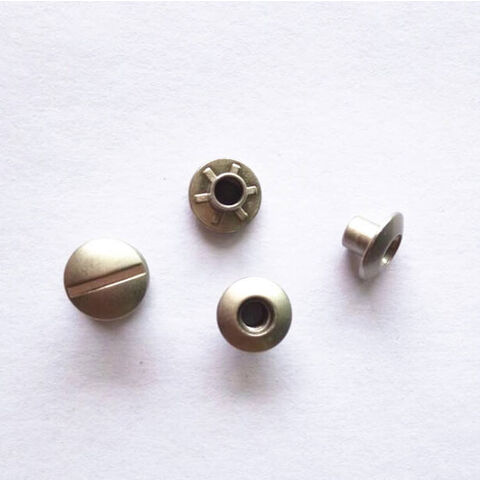 Brass Binding Post Male and Female Chicago Screws for Leather Belt