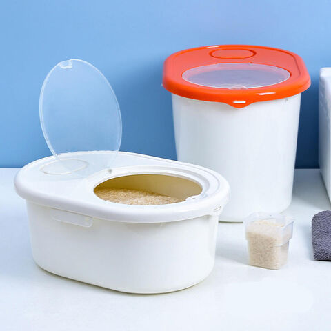 Kitchen Storage Box Plastic Organizer Boxes Cereal Dispenser Flour