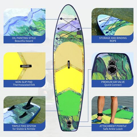 Dropship Inflatable Stand Up Paddle Board With Premium SUP