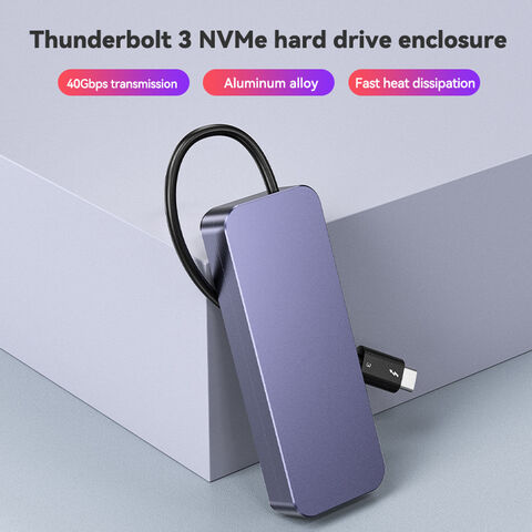 علبة محول Thunderbolt 3 M.2 إلى SATA SSD مقاس 2.5 بوصة للبيع بالجملة for sale at factory direct price