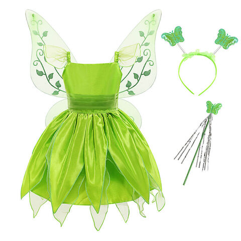 Christmas Green Elf Children's Aisha Tinker Bell Princess Dress - China  Wholesale Film And Television Clothing Product $0.35 from Wuhan Missyuan  Trading Co., Ltd.