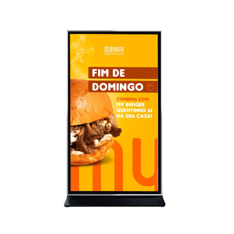 85 Inch Led Touch Panel 85 Inch Cms Software Indoor Ir Touch Screen Floor Standing Advertising ...