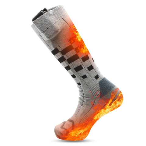 Electric Heated Socks Rechargeable Battery Foot Winter Warmer 4 Gear  Adjustable 