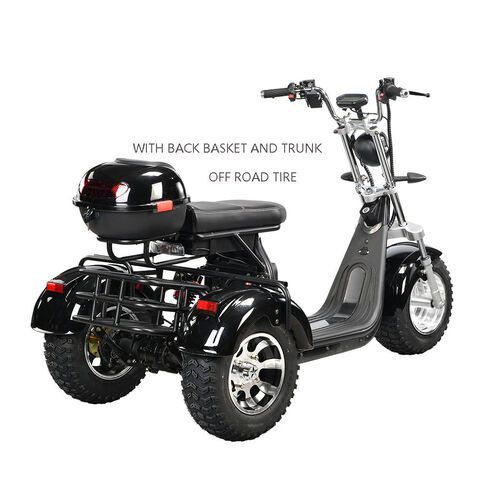 Buy China Wholesale Ehoodax Three Wheel E Bike Speed 40kmph Off Road Tire Electronic E Tricycle Trike E Bike Adult 3 Wheel Electric Scooter Three Wheel Electric Scooter 400 Globalsources