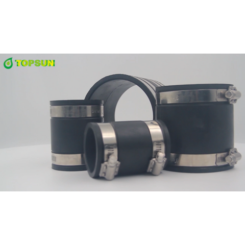 Flexible Rubber Coupling Eccentric Cascade Expansion Joint Coupling ...