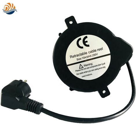 220v Electric Power Extension Cord Rewinder 2m Spring Loaded Retractable  Cable Reel Mechanism For Tv - Explore China Wholesale Retractable Cable Reel  and Retractable Cable Reel Mechanism, Retractable Cable Reel 3m, Power