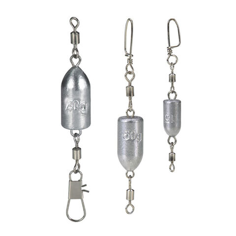 Bulk Buy China Wholesale 8g-110g Snap Bullet Fishing Weight With Double  Swivels And Ca Snap Fishing Tackle Accessory $0.1 from Guangdong Yong Huang  Leisure Products Co., Ltd.