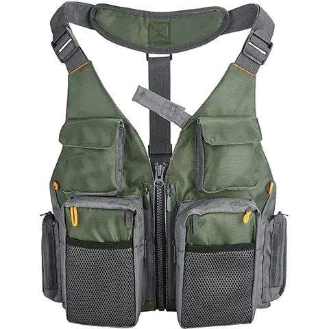 Compre Waterproof Fly Fishing Vest Backpack With Mesh Back And Adjustable  Waist Strap Fishing Bag Vest y Waterproof Fly Fishing Vest de China por 8.9  USD