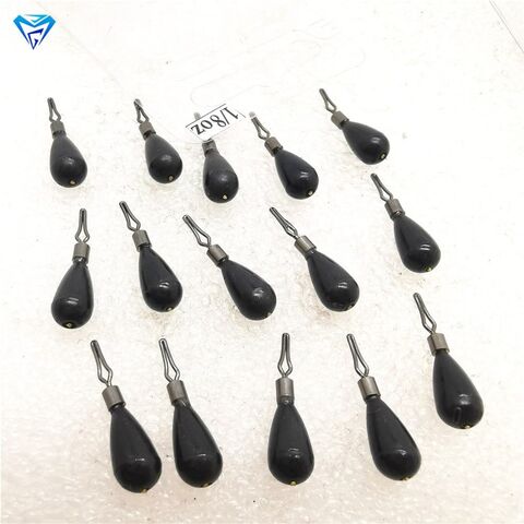 Wholesale Black Pure Tungsten Fishing Weights Tungsten Sinkers