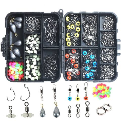 Bulk Buy China Wholesale 251pcs Fishing Tackles Box Kit Set With Hooks Snap  Sinker Weight For Carp Bait Lure Ice Winter Fishing Accessories $10.5 from  Dongguan Velloda Jewelry Manufacturer (CN)