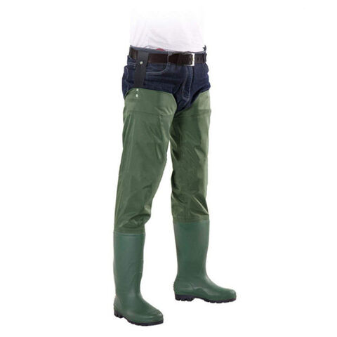 Buy China Wholesale Lightweight Waterpoof Bootfoot Adjustable Belt Farm  Working Hunting Leg Wading Boot Pants Nylon Rubber Fishing Hip Wader Boots  & Good Quality Breathable Pvc Waders Chest Fishing $6.5
