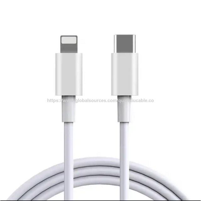 Cable USB PD 20W con Chip C94 de Carga Rápida Tipo C a Puerto Lightning 1M Calidad Original 1:1