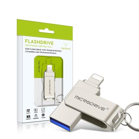 Memoria caché usb flash drive pendrive para iphone 6/6s/6plus/7/7plus/8/x  usb/otg/lightning 2 en 1 pen drive para