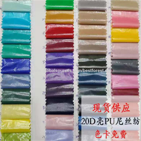 Bulk Buy China Wholesale 20d 380t Nylon Taffeta Bright Pu Coating ...