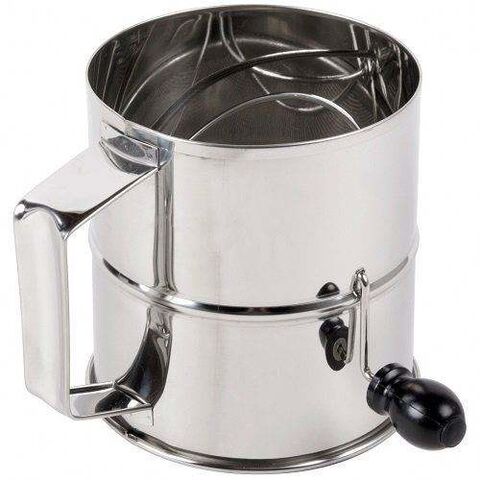 Hand-held Rotating Flour Sifter Cup Flour Mixer Semi-automatic