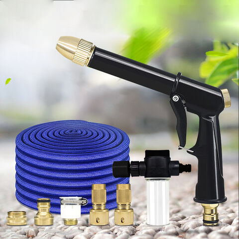 Brass High Pressure Sprinkler Adjustable Gardening Irrigation Spray Gun  Quick Connector Car Wash Water Gun Nozzle Garden Tool