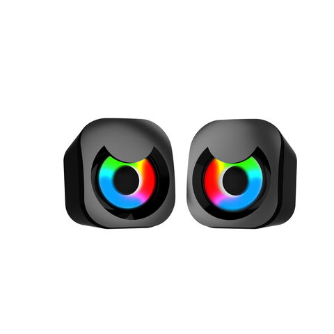 Speaker Multimedia Terbaru, LED USB, Kotak Speaker Kabel Kecil Bertenaga for sale at factory direct price