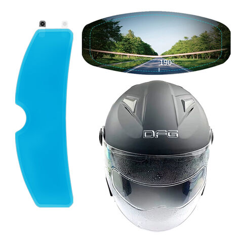 Comprar Película de lente de casco antivaho de marco completo impermeable  transparente transparente para motocicleta Universal