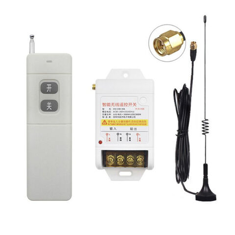 Buy Wholesale China C40 220v 30a Wireless Smart Remote Switches Kit With  Sucker Antenna 4000m Long Distance Remote Switches For Motors & Industrial  Control Switches at USD 7.5