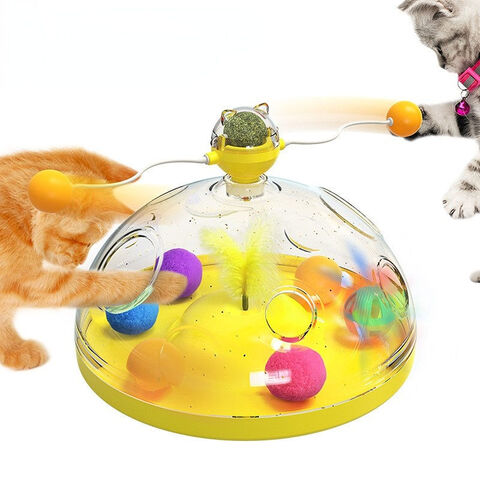 CAT AMAZING Mega-Interactive Treat Maze & Puzzle Cat Toy, White 