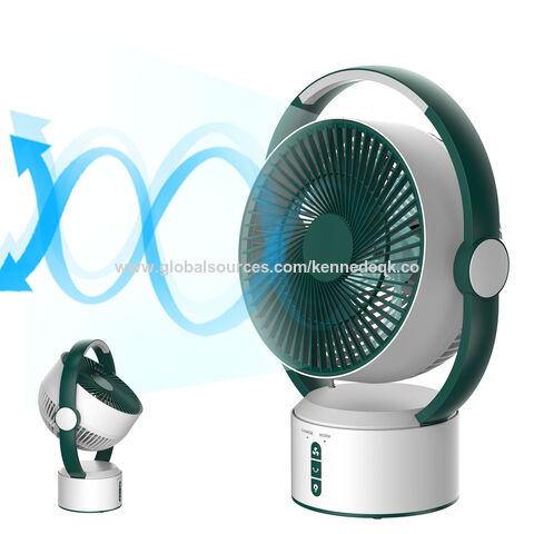 Oem Wholesale Oscillation Function Table Fan Green And White ...