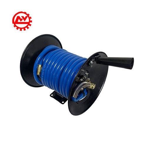 Low pressure hose reel for air and water