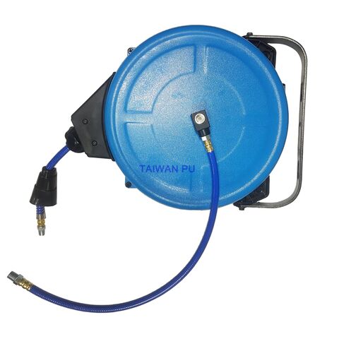 Buy Standard Quality China Wholesale Tpuco Automatic Retractable Hose Reel/ reel Works Air Hose Reel Can Use For Motorcycle Repair Plants. $5 Direct  from Factory at TAIWAN POLY-URETHANE INDUSTRIAL CO., LTD.