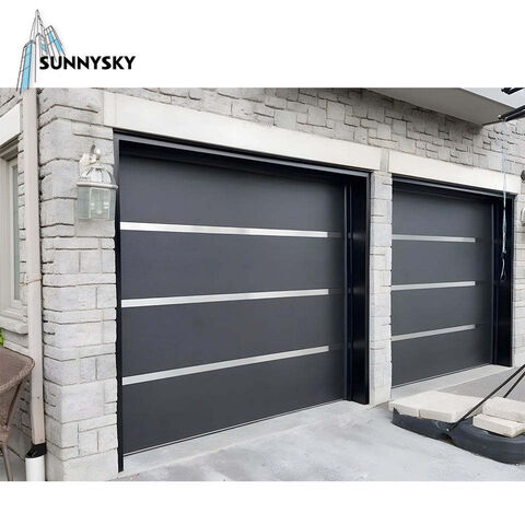 Sunnysky Good Price Galvanized Steel Automatic Industrial Insulating  Sectional Aluminum Garage Door With Motor - Buy China Wholesale Garage Door  $97