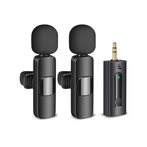 Micrófono Lavalier inalámbrico para grabación de iPhone, mini micrófono  portátil con clip para grabación de audio/video de iPhone, micrófono de  solapa