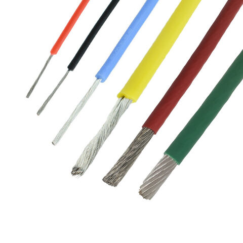 18AWG Fiber Sheathed Silicone High Temperature Cable