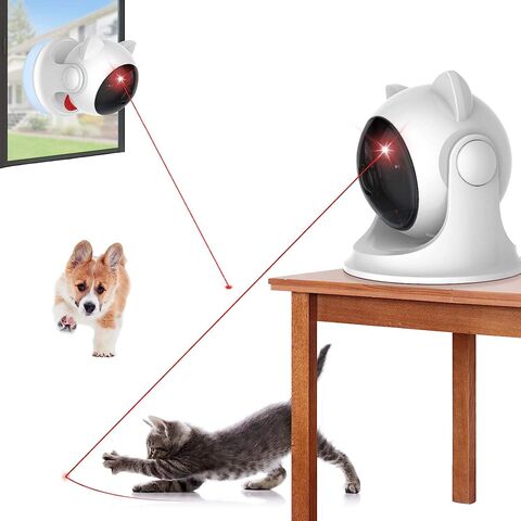 Brinquedo interativo eletrónico recarregável automático do laser do baixo ruído do gato para o animal de estimação interno for sale at factory direct price