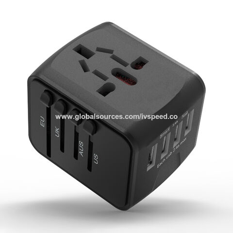 Universal World AC Power Socket Plug Adapter Us EU UK Au Extension  International Travel Plug - China Universal Plug Adapter, Universal Power  Socket