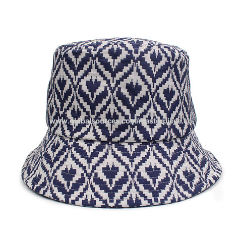 Bucket Hats Hip Hop Hats Fashion Square Elements Sun Cap Packable