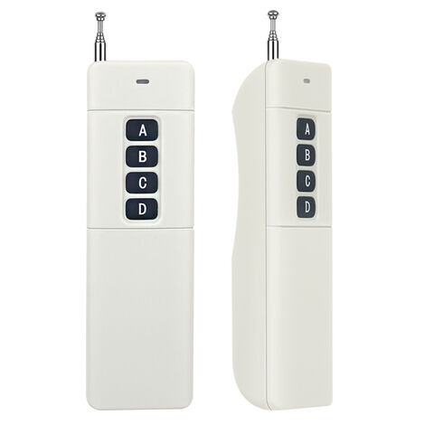 Duplicador de código de controle remoto sem fio RF universal de longa distância de alta potência de 300m, 4 teclas, 315/433MHz para oficina