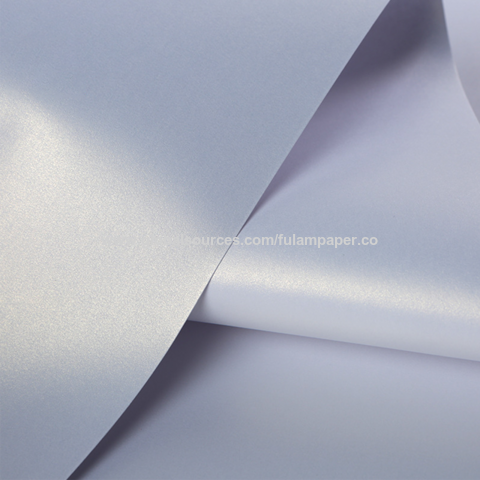 A4 Pale Silver Pearlescent Paper, wholesale