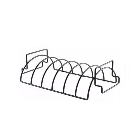 Buy Wholesale China Stainless Steel Roasting Stand Reversible Bbq Rib ...