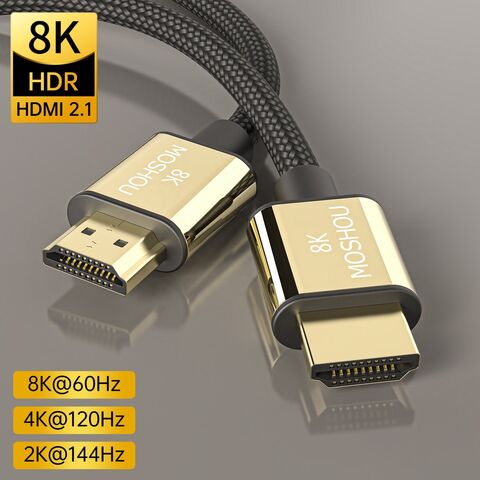 HDMI 2.1 Cable 20Ft  8K 48Gbps Ultra High Speed Cables & 8K@60Hz 4K@120Hz  144Hz eARC Dynamic HDR 3D 