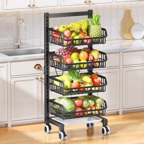 Compre Cesta De Frutas Y Verduras Colgante Fruteros De Niveles