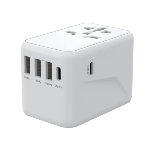 Worldplug Dual Typ-C 3.0 PD 61W Reiseadapter - Schnelles Wandladegerät Universalstecker für Tablet/PC for sale at factory direct price