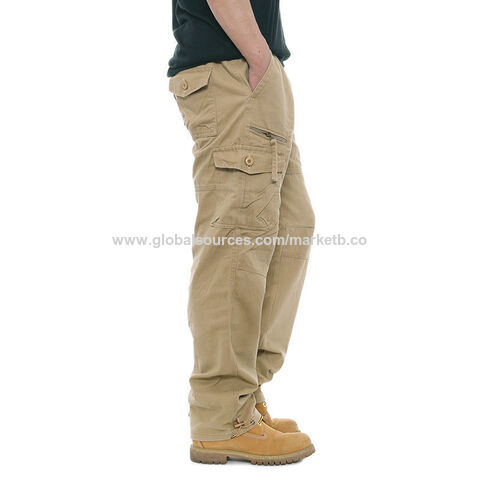 Buy Wholesale China Men's Cargo Work Pants Outdoor Jogging Hiking Jeans ...