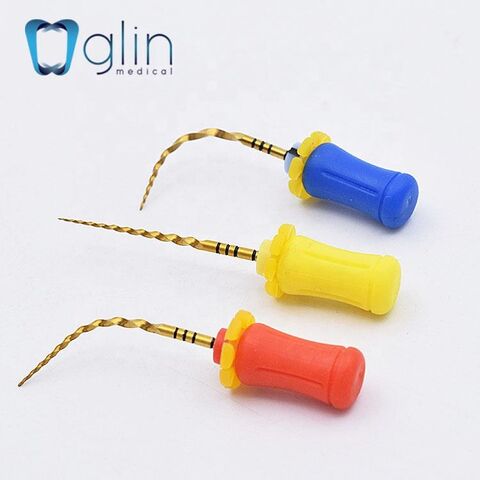 Glin Hot Sale Rotary Files/gold Heat Activation Hand Files - Explore ...
