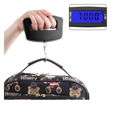 Fish Hook Electronic Weighting Luggage Scales Mini Digital Hand Held Hook  50kg Electronic Weigh Scale - China Electronic Scales, Scales
