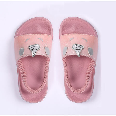 Patent Glitter Pu Slipper Summer Butterfly Sandals Wholesale Baby