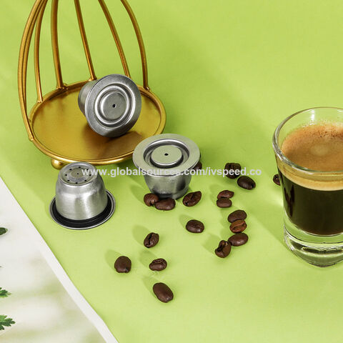 Capsule de café réutilisable Capsule rechargeable en acier