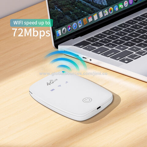 Mobile WiFi Hotspot, Portable 4G WiFi Router SIM Card Slot 2100mAh Battery  For Tablet 