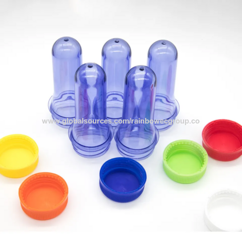 Preform Botol Plastik Buatan China Leher Sekrup Pendek 55mm 10L 15L 20L, 3 galon, 5 Galon Ember/Botol Plastik Sekali Pakai for sale at factory direct price