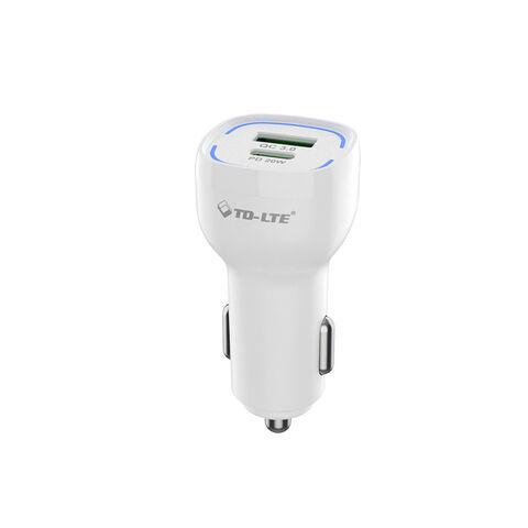 للبيع بالجملة شحن سريع PD 38W USB محول شاحن سيارة من النوع C لأجهزة IPhone والكمبيوتر المحمول for sale at factory direct price