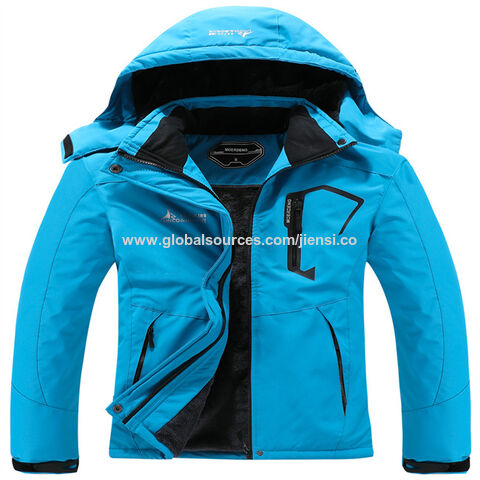 Plus Size Warm Thick Windproof Waterproof Hooded Outdoor Winter Men Women  Ski Jacket White For Trekking - Buy China Wholesale Jacket $17.39